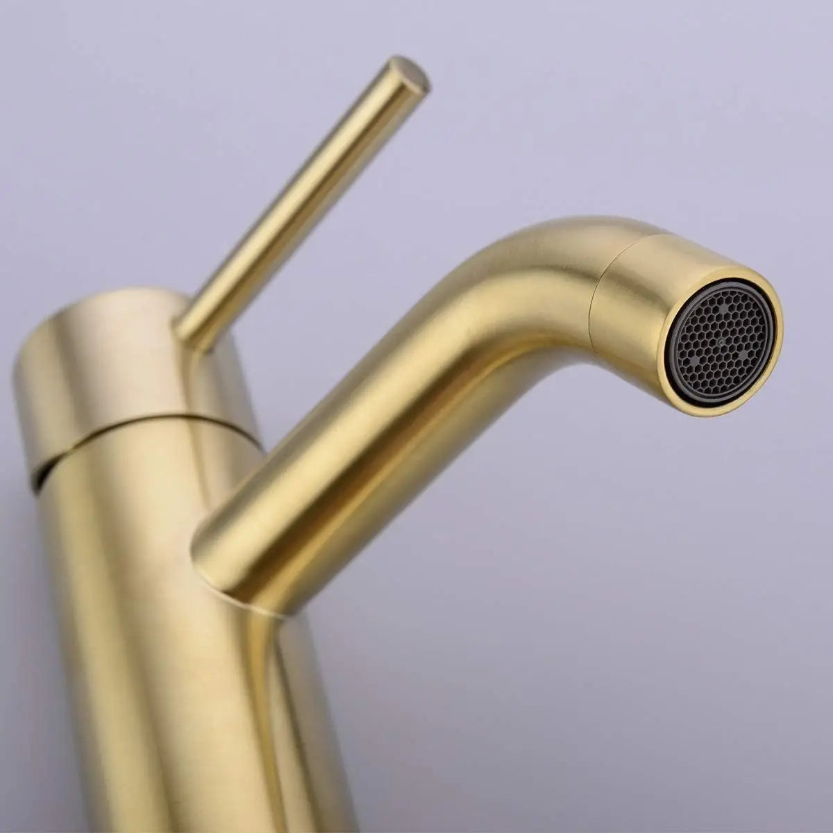 Brushed Gold Bathroom Faucet – 304 Stainless Steel