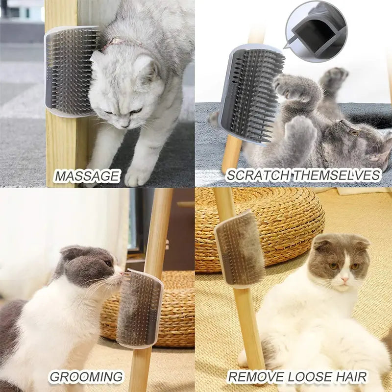 Cat Corner Hair Removal & Massage Brush