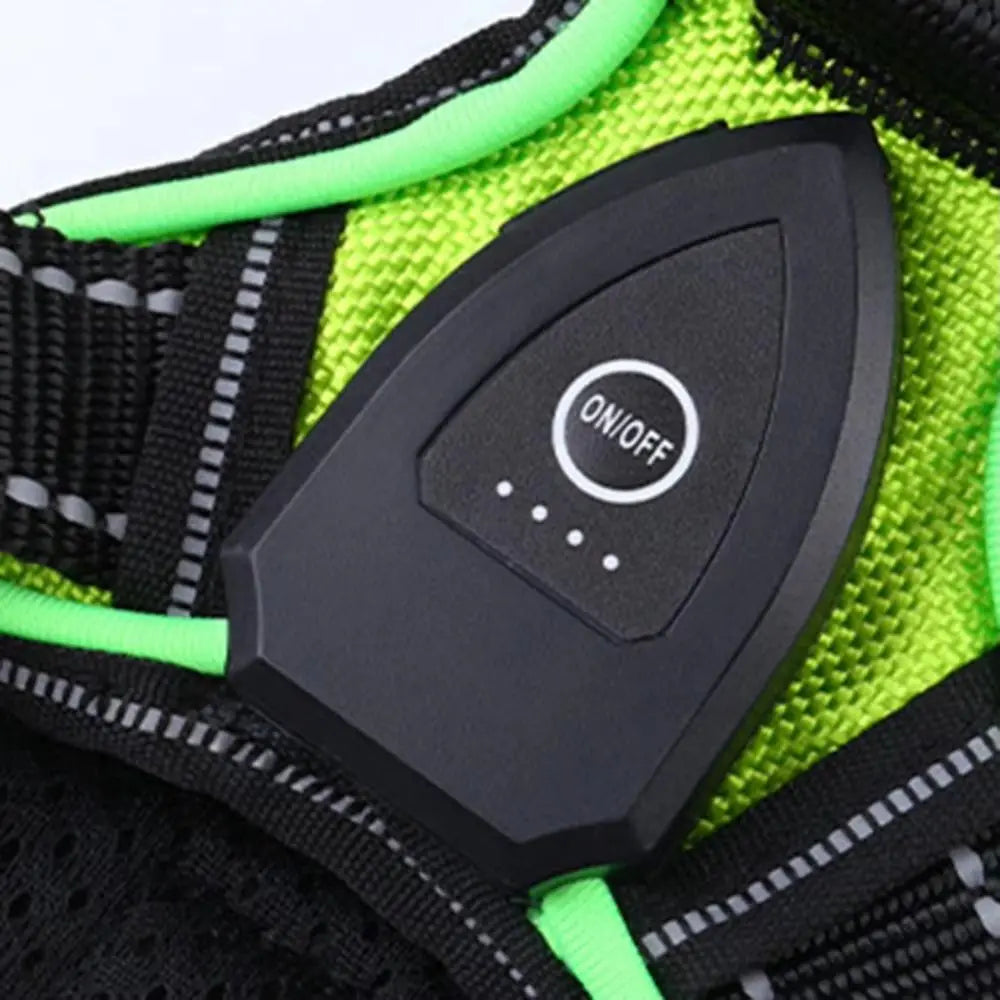Breathable LED Rechargeable Dog Harness