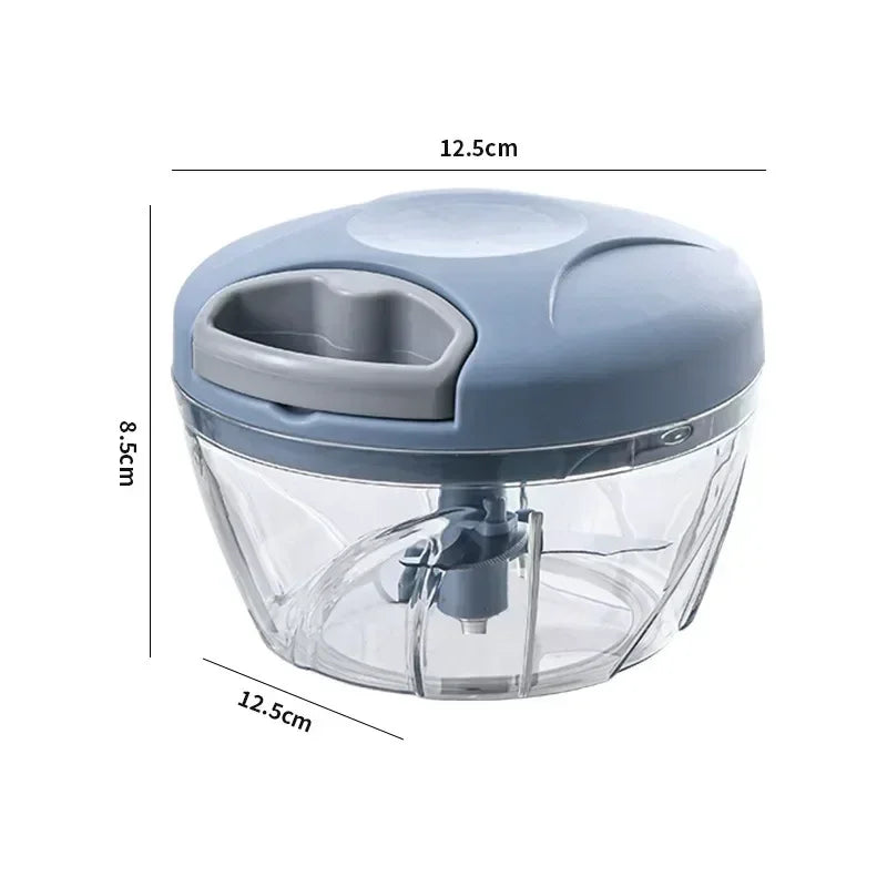 Manual Garlic & Vegetable Chopper, 500/900ml