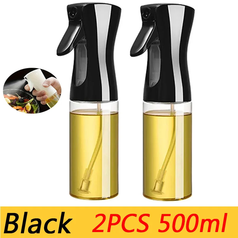 Olive Oil Spray Bottle - 200ml, 300ml, 500ml Dispenser for Cooking, BBQ, Baking, and More