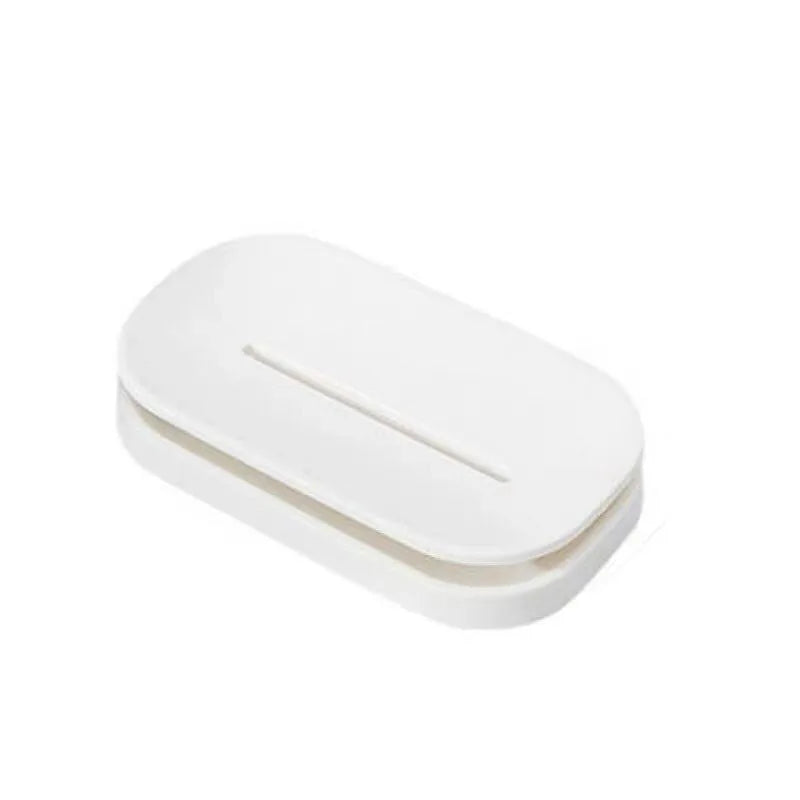 Double Layer Soap Box Portable Drain Soap Holder
