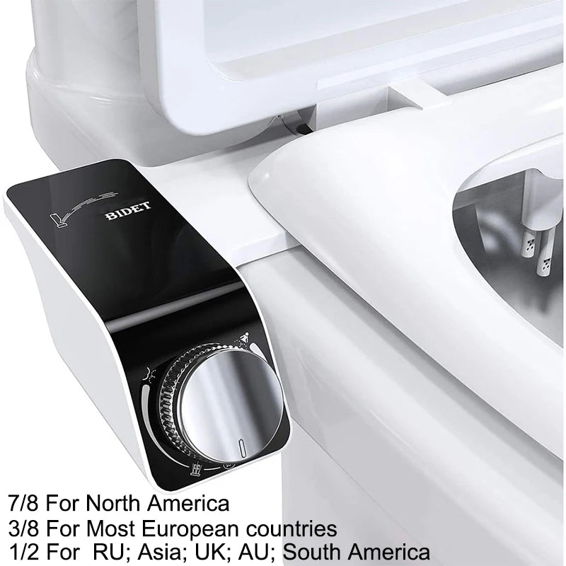 Non-Electric Bidet Toilet Seat Attachment