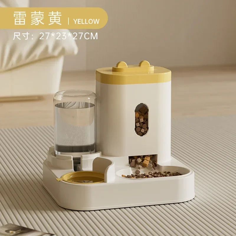 Automatic Gravity Pet Feeder & Water Dispenser, 2L