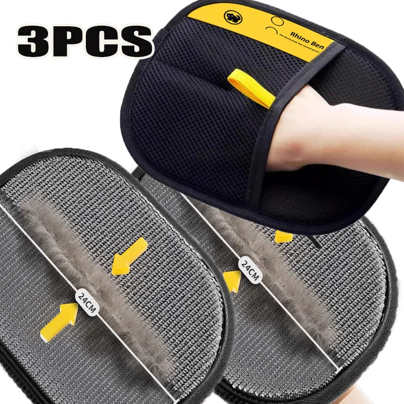 Pet Hair Cleaning Glove - Double-Sided Multifunctional Tool