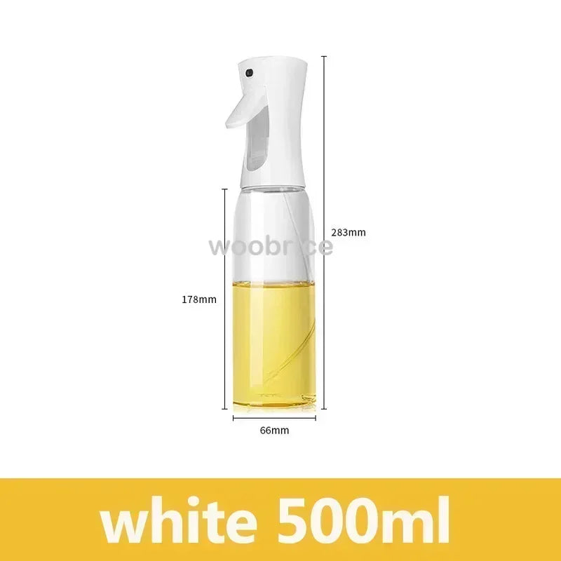 Olive Oil Spray Bottle - 200ml, 300ml, 500ml Dispenser for Cooking, BBQ, Baking, and More