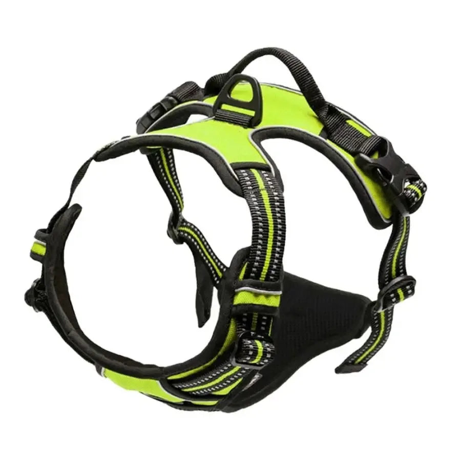 Leather Dog Collar & Harness Set with Leash – Puppy Accessories for Small & Medium Dogs