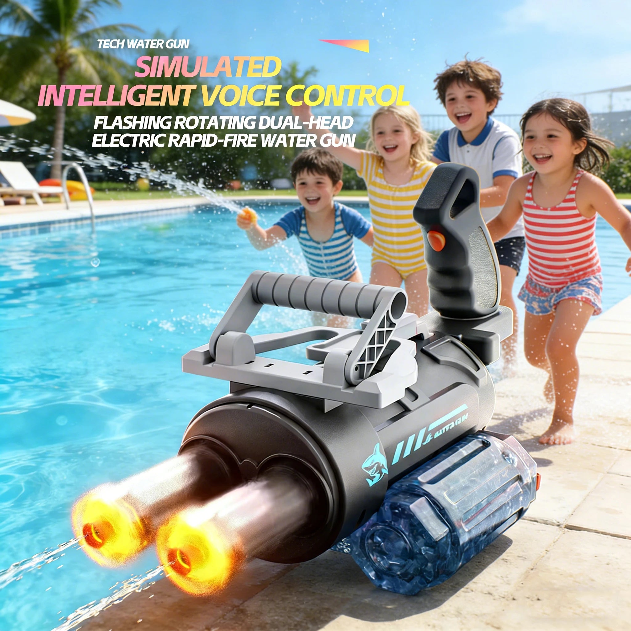 Electric LED Water Gun Blaster