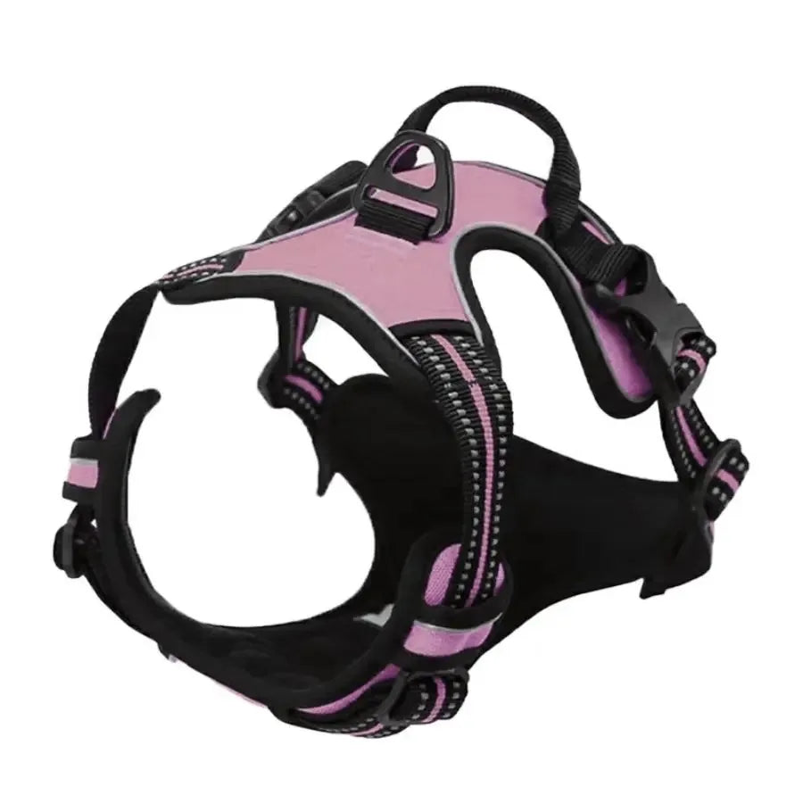Leather Dog Collar & Harness Set with Leash – Puppy Accessories for Small & Medium Dogs