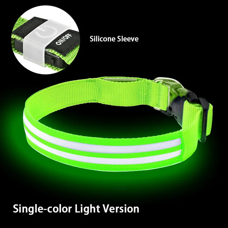 LED Rechargeable Light Up Dog Safety Collar