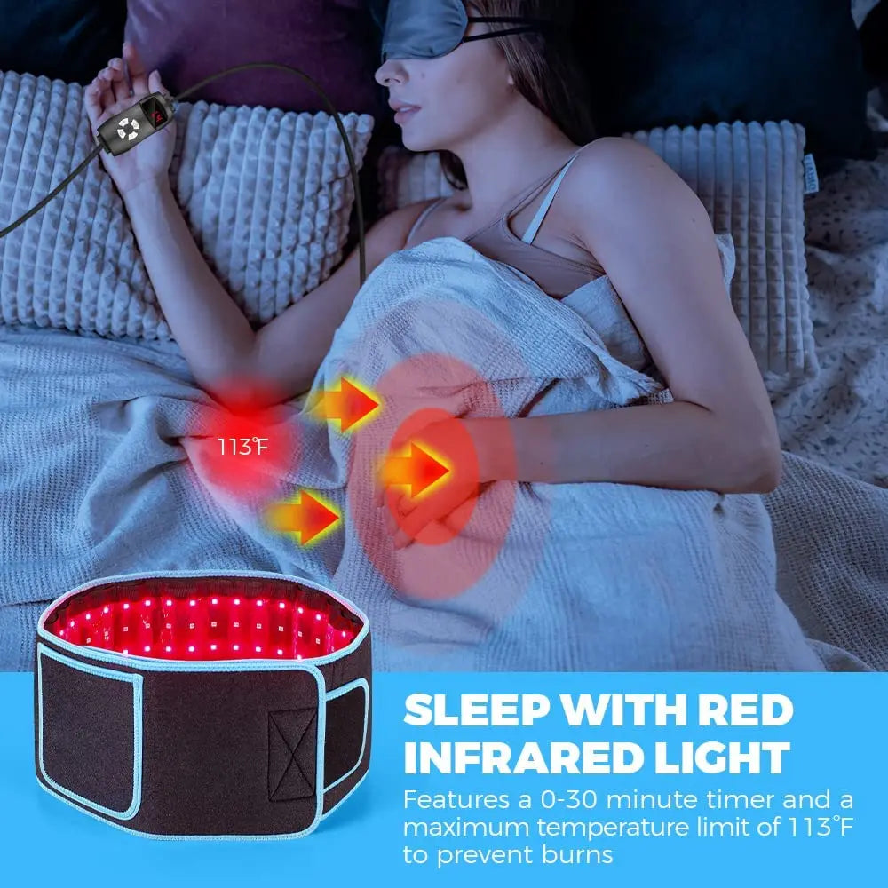 Red & Infrared Light Therapy Belt 850nm/660nm LED Slimming Wrap