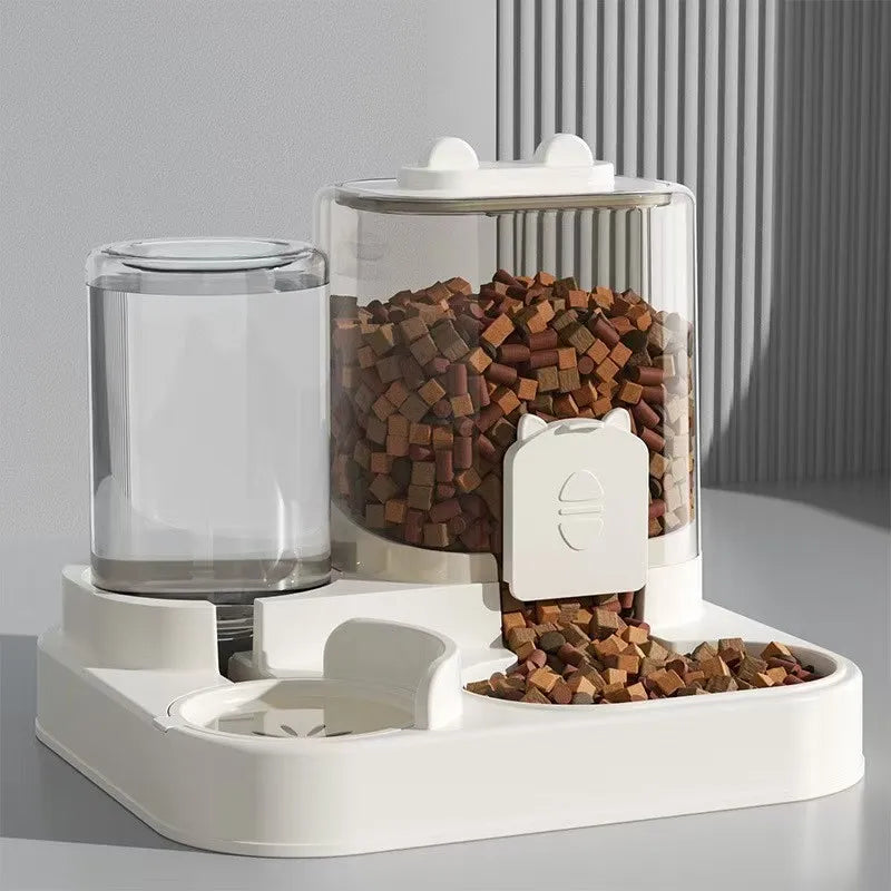 Automatic Gravity Pet Feeder & Water Dispenser, 2L