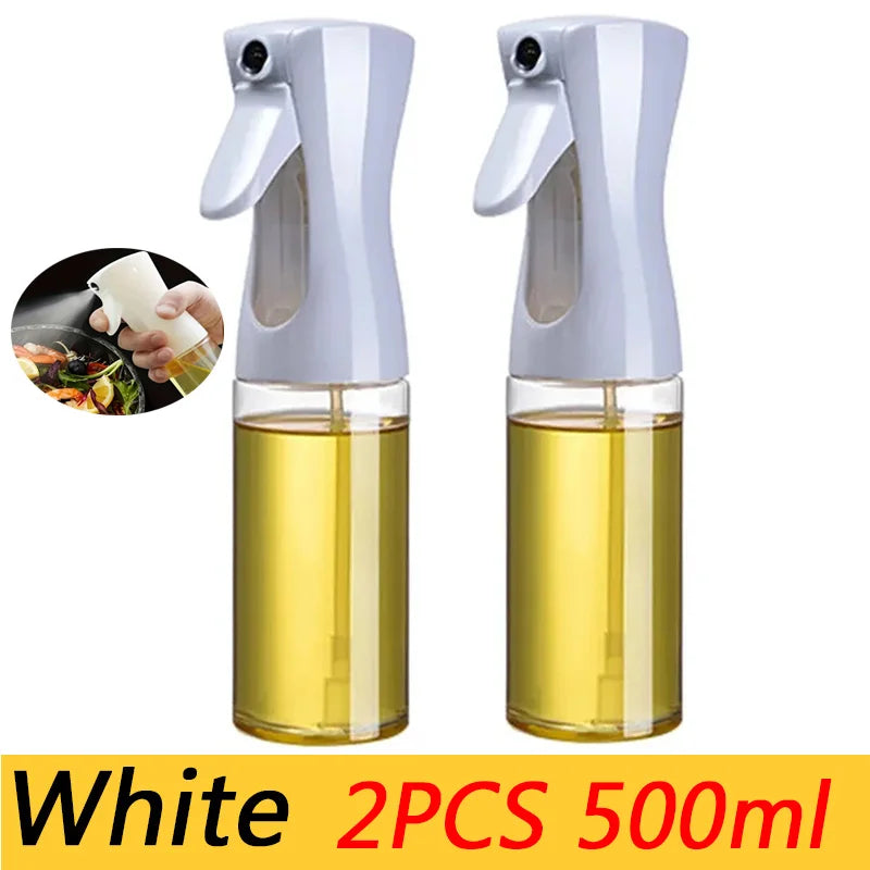 Olive Oil Spray Bottle - 200ml, 300ml, 500ml Dispenser for Cooking, BBQ, Baking, and More