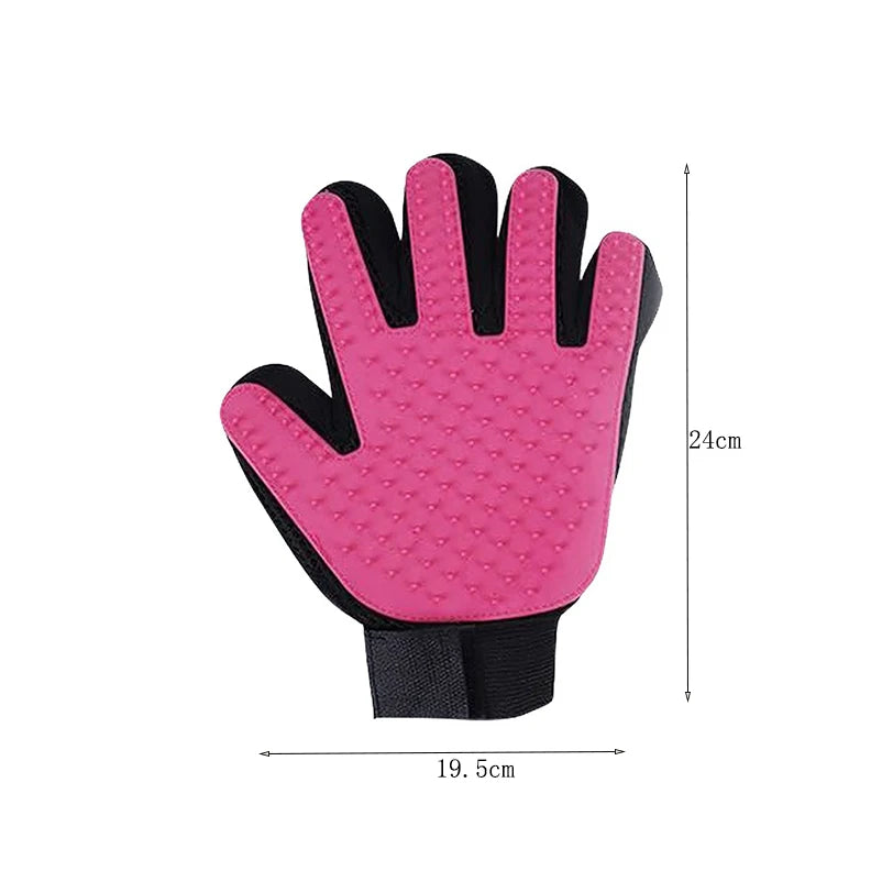 Silicone Pet Hair Removal Gloves - Multicolor