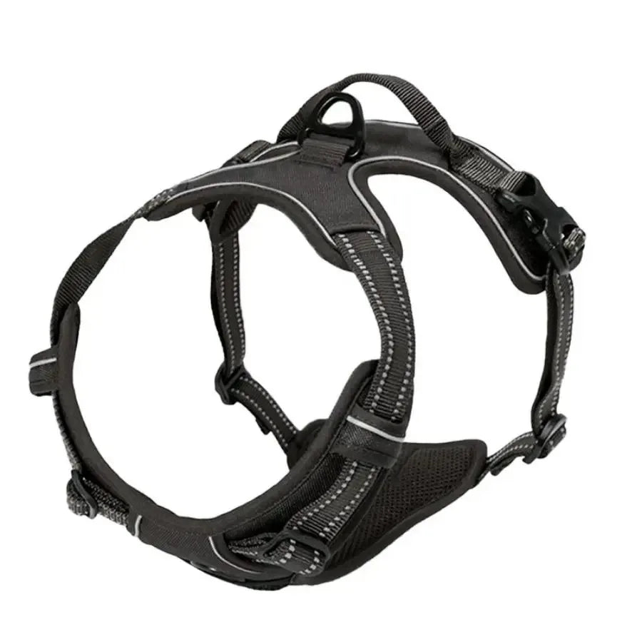 Leather Dog Collar & Harness Set with Leash – Puppy Accessories for Small & Medium Dogs