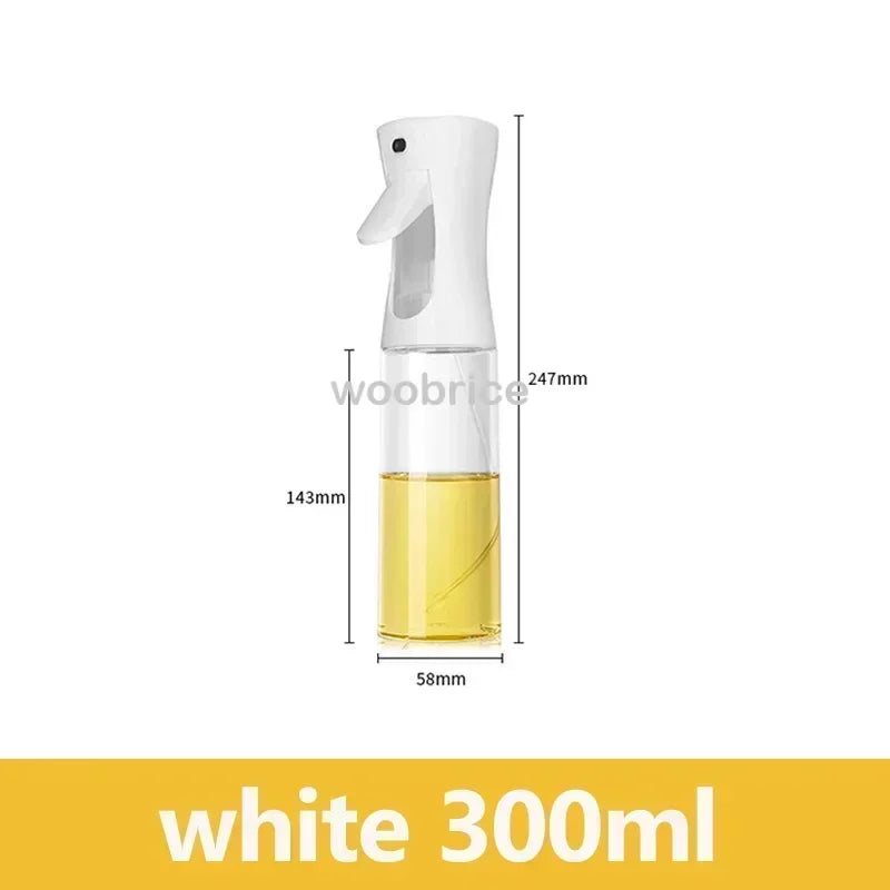 Olive Oil Spray Bottle - 200ml, 300ml, 500ml Dispenser for Cooking, BBQ, Baking, and More