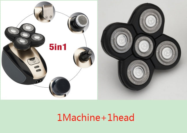 5-in-1 Waterproof Electric Shaver