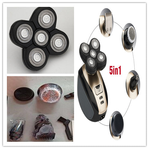 5-in-1 Waterproof Electric Shaver