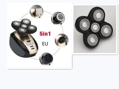5-in-1 Waterproof Electric Shaver