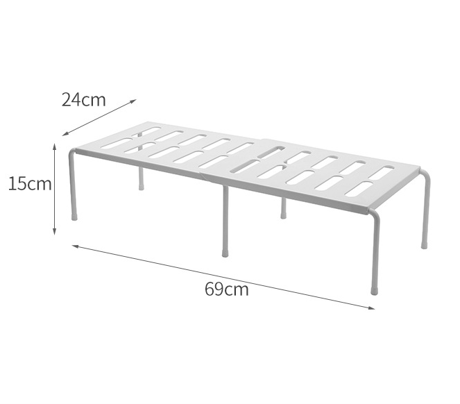 Telescopic kitchen rack