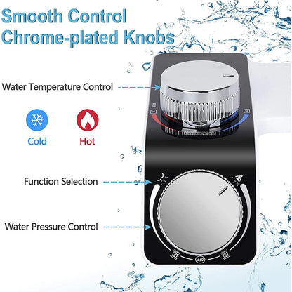 Non-Electric Bidet Toilet Seat Attachment