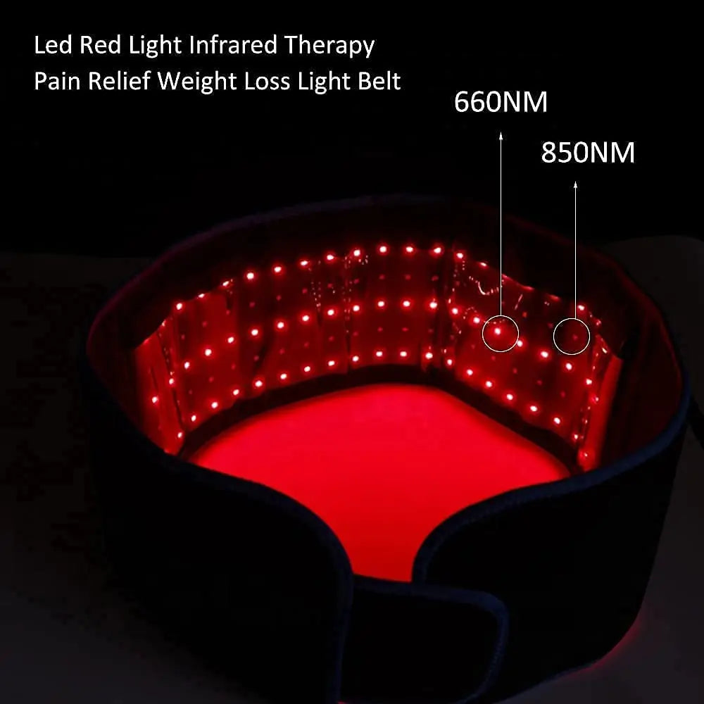 Red &amp; Infrared Light Therapy Belt 850nm/660nm LED Slimming Wrap