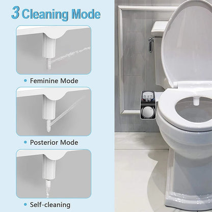 Non-Electric Bidet Toilet Seat Attachment