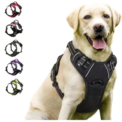Leather Dog Collar &amp; Harness Set with Leash – Puppy Accessories for Small &amp; Medium Dogs