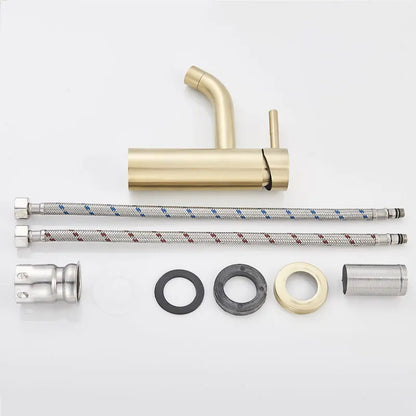 Brushed Gold Bathroom Faucet – 304 Stainless Steel