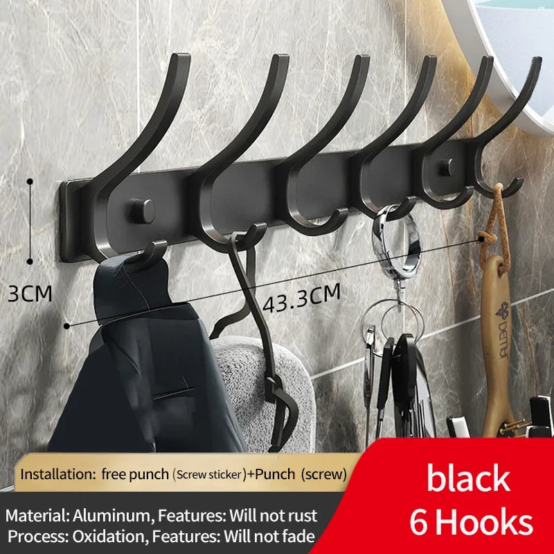 Wall Mounted Robe &amp; Towel Hooks