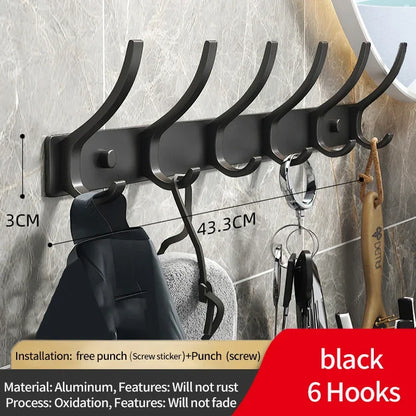 Wall Mounted Robe &amp; Towel Hooks