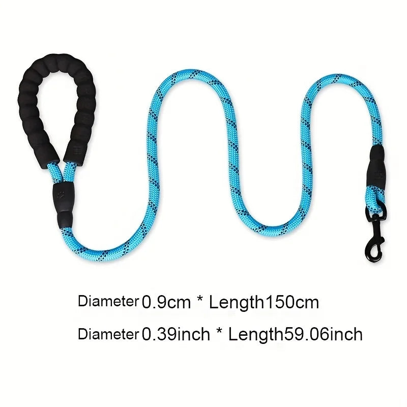 1.5m Reflective Dog Leash with Padded Handle
