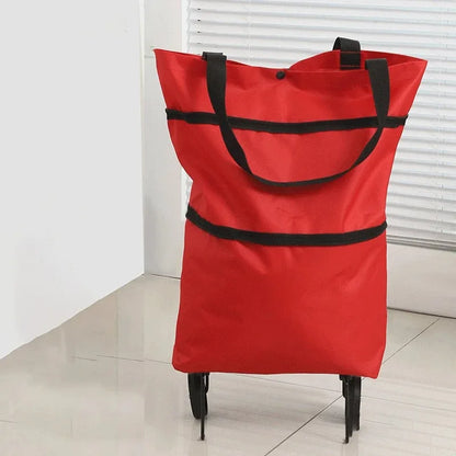 Foldable Shopping Trolley Bag with Wheels