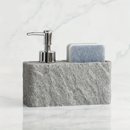 Soap Dispenser with Sponge Holder for an Organized Kitchen &amp; Bathroom