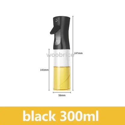 Olive Oil Spray Bottle - 200ml, 300ml, 500ml Dispenser for Cooking, BBQ, Baking, and More