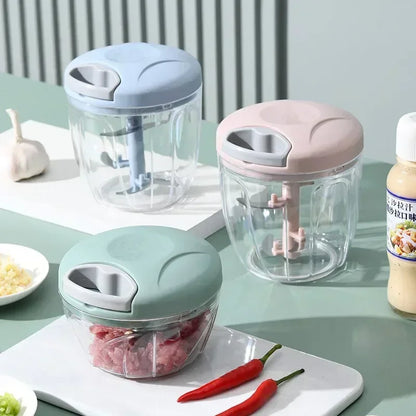 Manual Garlic &amp; Vegetable Chopper, 500/900ml
