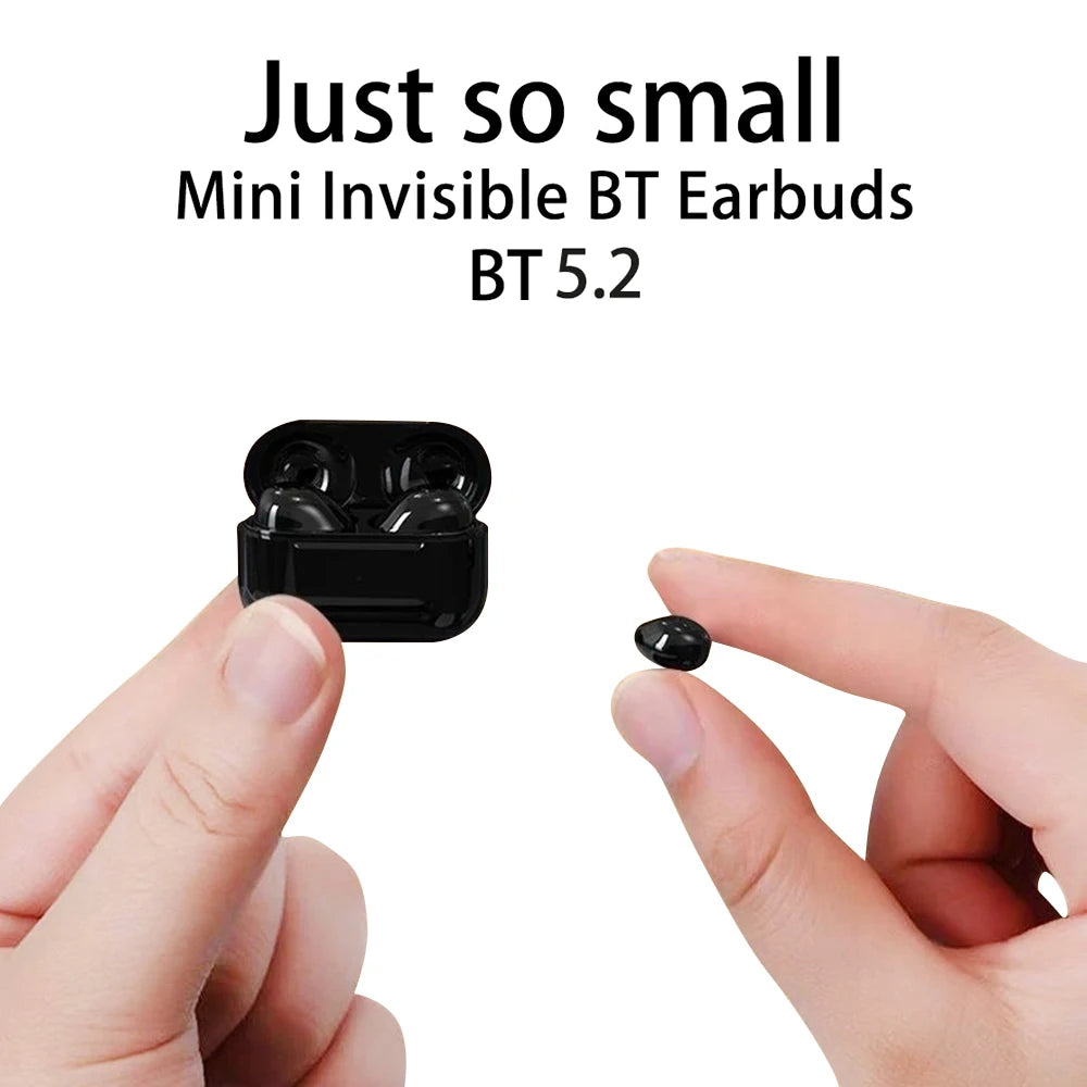 Mini Invisible Bluetooth Earbuds Wireless In-Ear Headphones