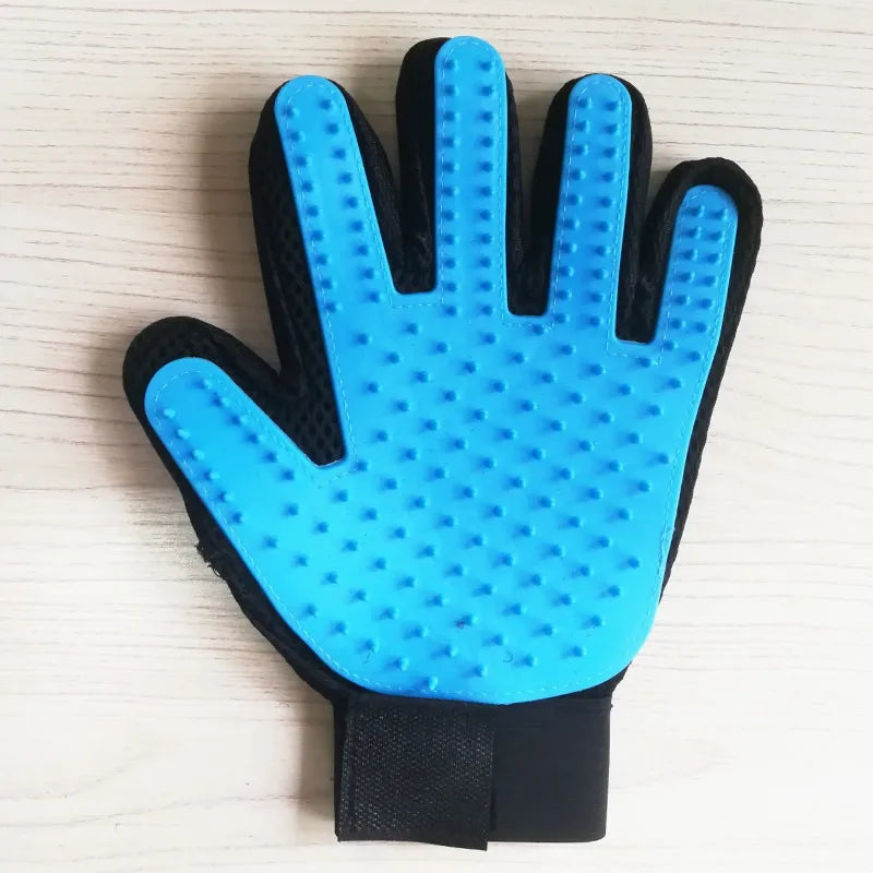 Silicone Pet Hair Removal Gloves - Multicolor