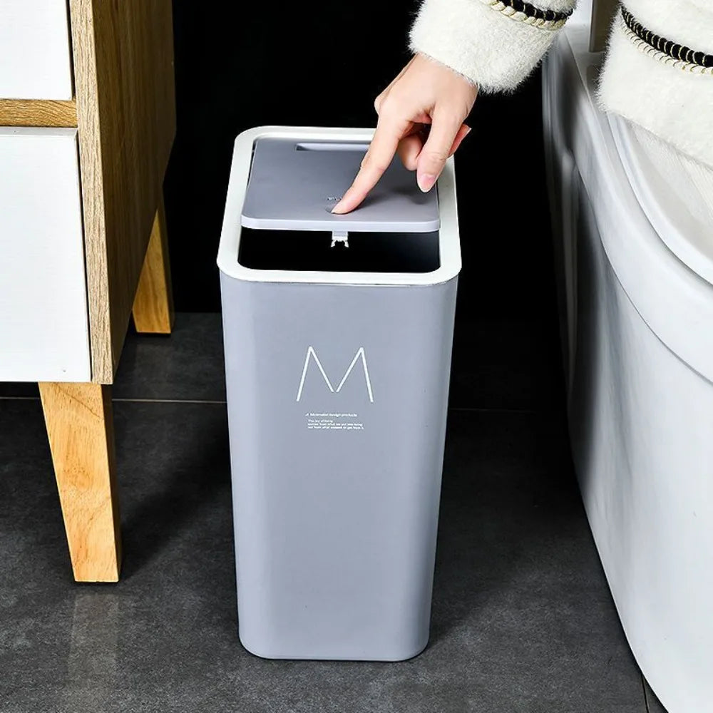 10L/15L Press Lid Trash Can