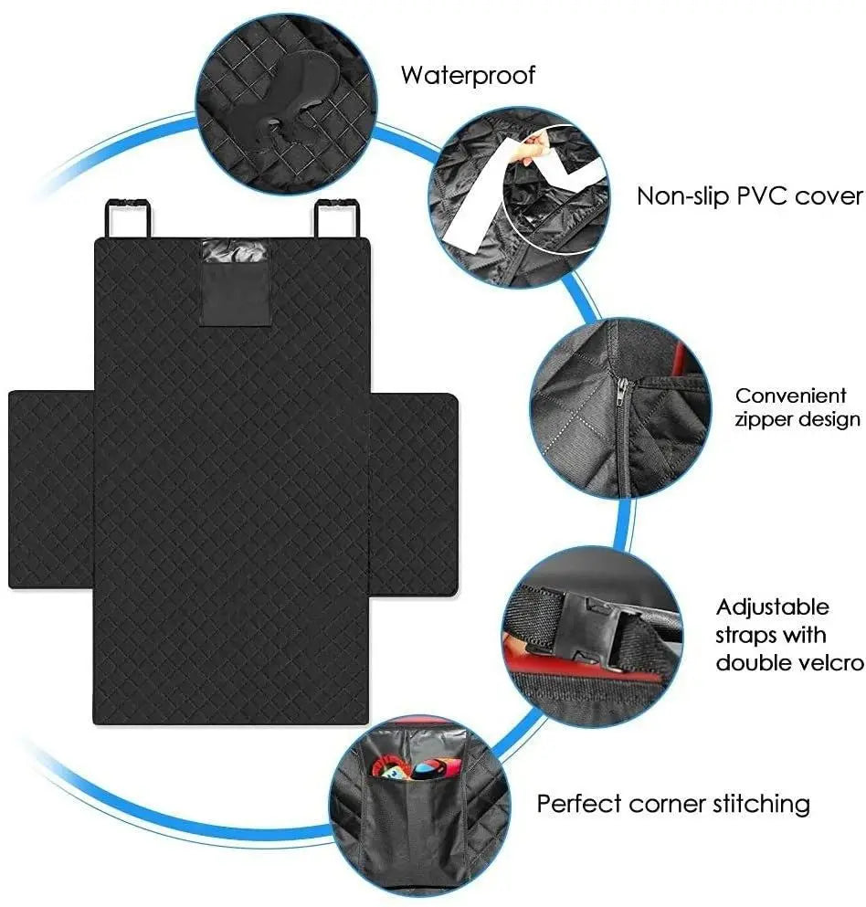 Waterproof and Durable Dog Car Seat Cover for SUV