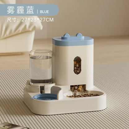Automatic Gravity Pet Feeder &amp; Water Dispenser, 2L