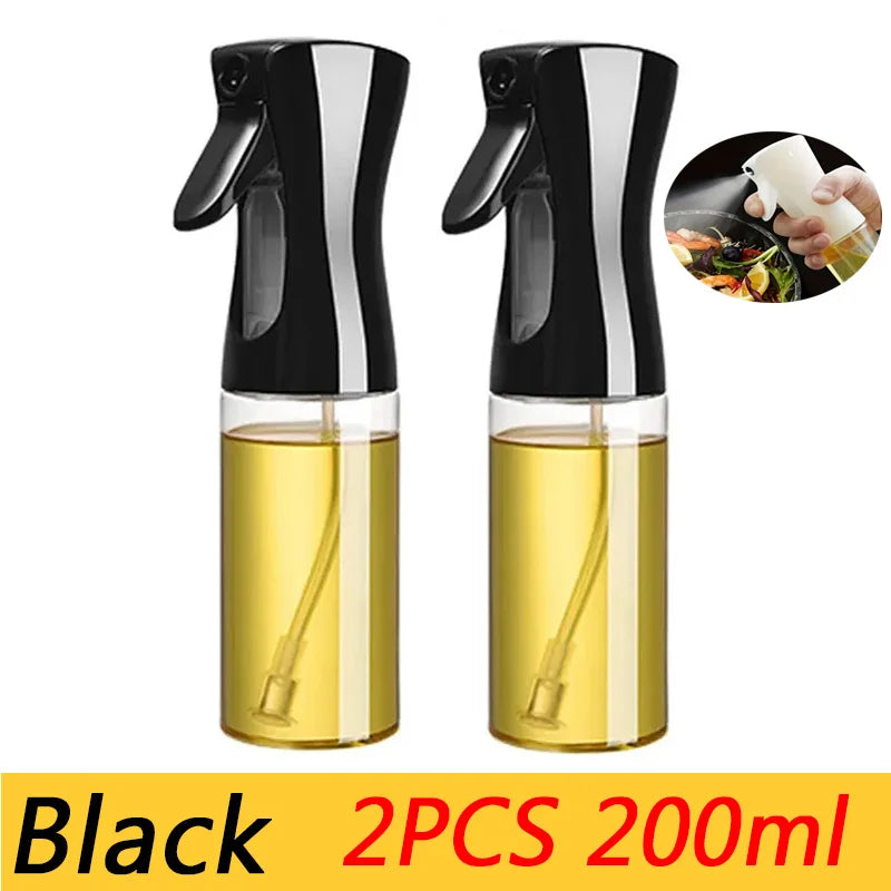 Olive Oil Spray Bottle - 200ml, 300ml, 500ml Dispenser for Cooking, BBQ, Baking, and More