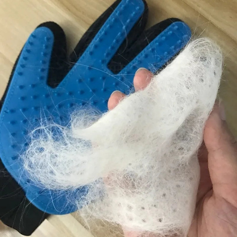 Silicone Pet Hair Removal Gloves - Multicolor