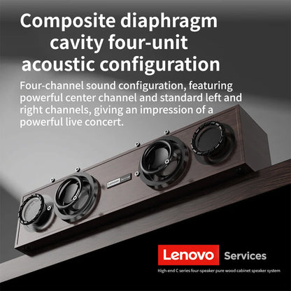 Lenovo C02 Bluetooth Multimedia Speaker Wired &amp; Wireless Retro Speaker