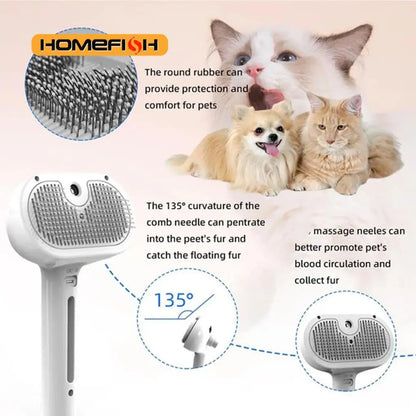 Steam Dog Grooming Brush