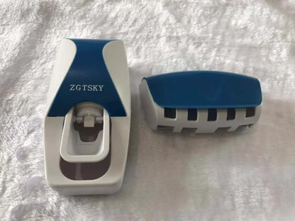 Automatic Toothpaste Dispenser &amp; Toothbrush Holder
