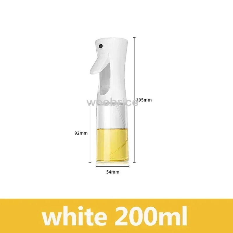 Olive Oil Spray Bottle - 200ml, 300ml, 500ml Dispenser for Cooking, BBQ, Baking, and More