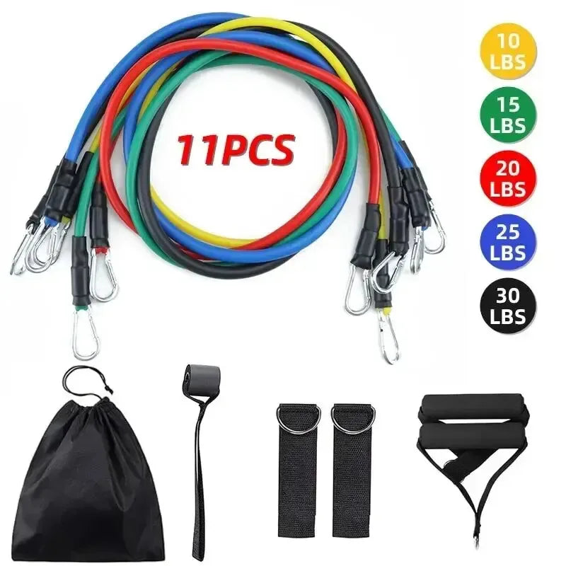 11-Piece Resistance Band Set for Strength Training
