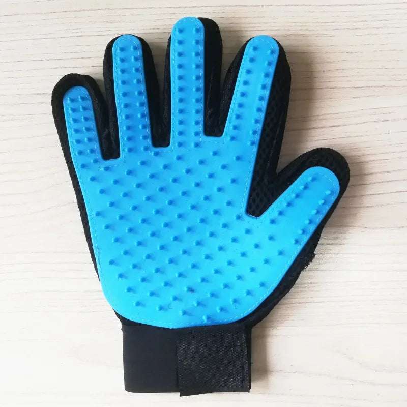 Silicone Pet Hair Removal Gloves - Multicolor