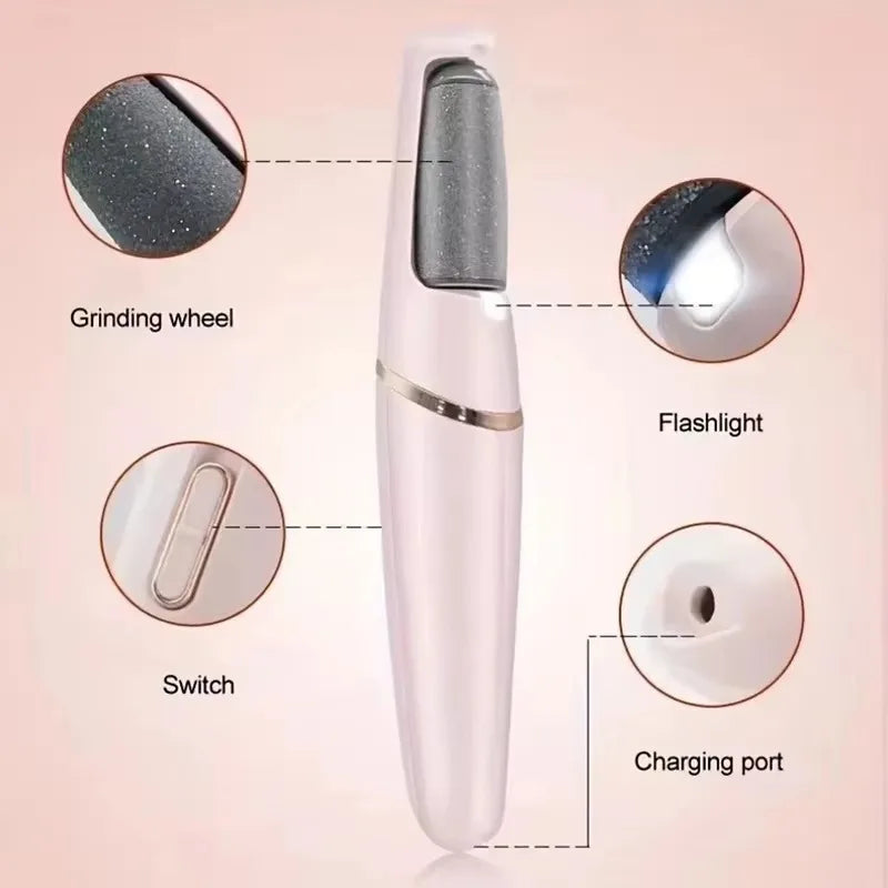 Rechargeable Electric Foot Grinder – 2 Rollers